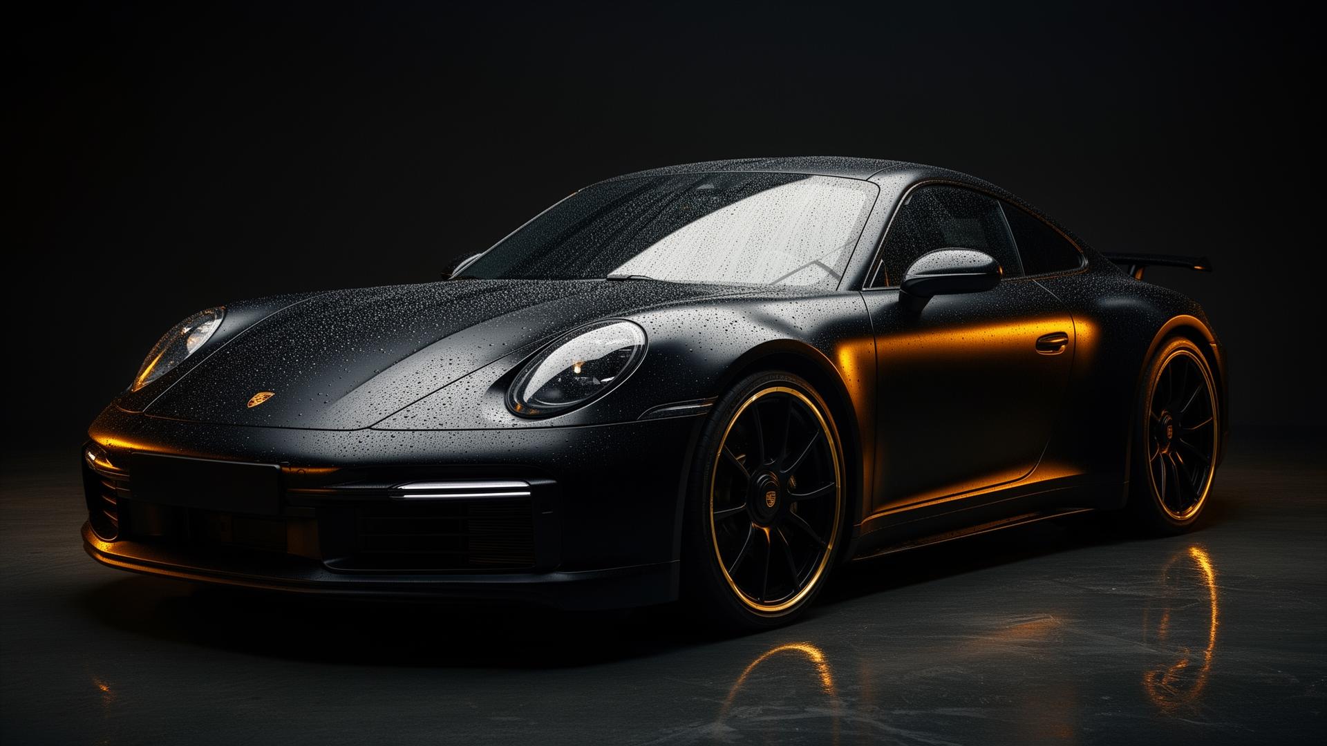 Glanzende premium wagen na Norva detailing